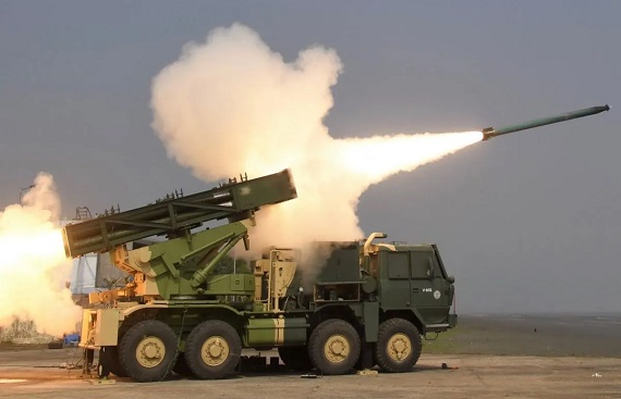 Indian Army's Pinaka System Successfully Completes Flight Trials