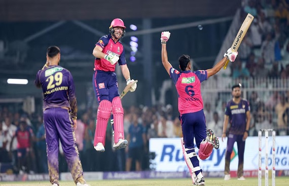 TATA IPL 2024: Buttler's 107 Leads RR to Thrilling 2-Wicket Win Over KKR