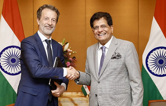 Piyush Goyal Engages Italian CEOs to Boost Bilateral Trade