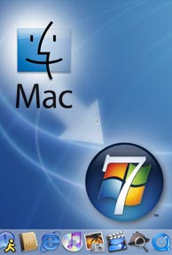 Windows 7 design borrowed from Mac OS