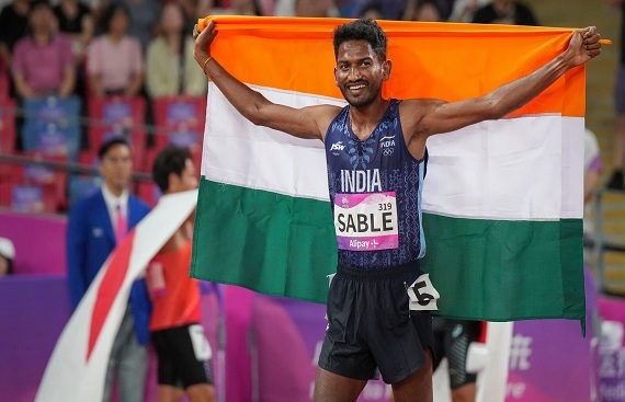 Avinash Sable Wins Gold in Men's 3000m Steeplechase at Asian Games 2023