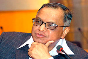 Infosys Shares Mounts 7 Pct on Founder Murthy's Comeback