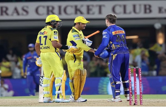 Chennai Super Kings Marks its Victory against Mumbai Indians by 4 wickets