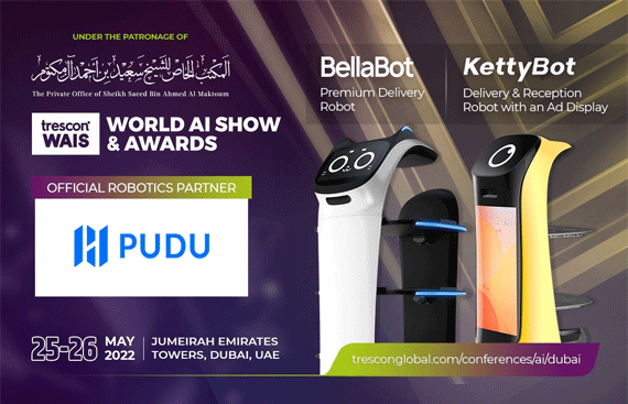 Pudu Robotics joins World AI Show & Awards as Robotics Partner