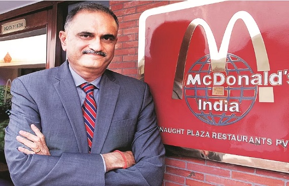 The former head of McDonald's India, Vikram Bakshi, invests in foods startup Aku's