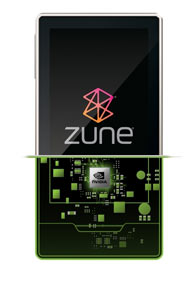 Zune HD is powered by Nvidia's Tegra processor 