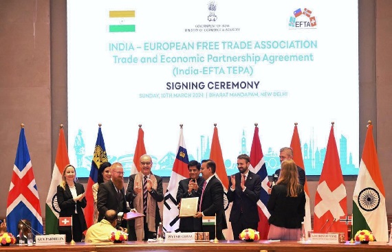 India-EFTA TEPA Agreement Officially Comes Into Force