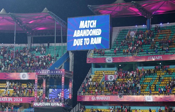 TATA IPL 2024: RR vs KKR Match Abandoned; RR to Face RCB in Eliminator