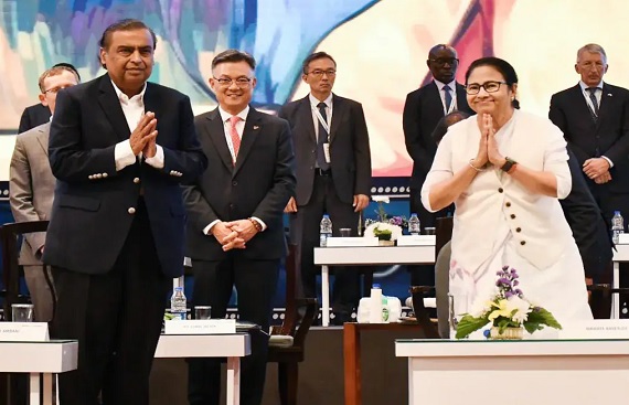 Mukesh Ambani announces 20K Crore investment in Bengal over next 3 years