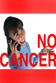 Mobile phones don't up brain cancer risk