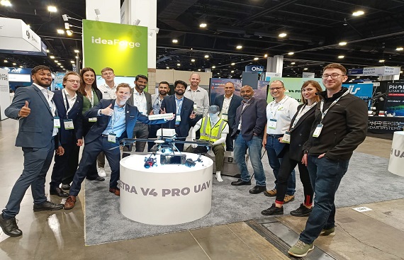 ideaForge launches its latest upgraded NETRA V4 PRO at XPONENTIAL 2023