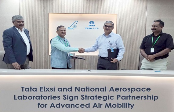 Tata Elxsi, CSIR-NAL Join Forces for UAV, UAM, eVTOL Innovation
