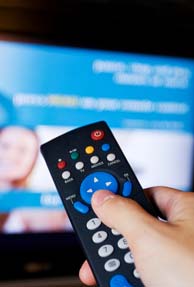 A TV remote that acts as a censor