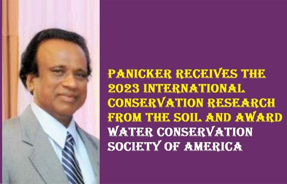 Indian American Dr. Girish Panicker Awarded International Conservation Research Award 