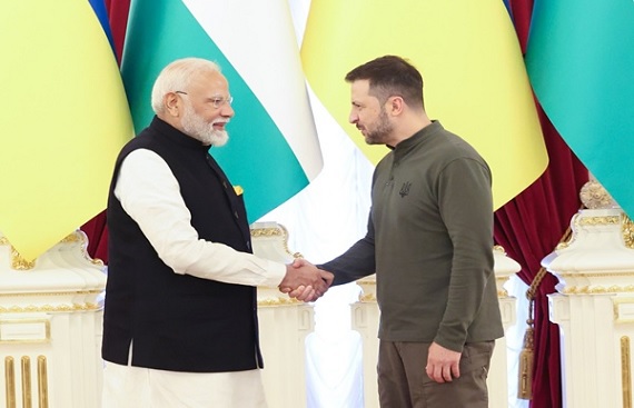 PM Modi and President Zelenskyy Sign 4 MoUs; Focus on Bilateral Ties