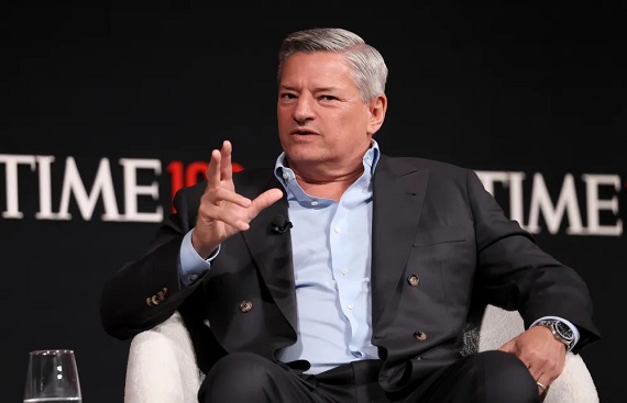 Netflix CEO Ted Sarandos Calls Movie Theatre Model 'Outdated', Sparks Industry Debate