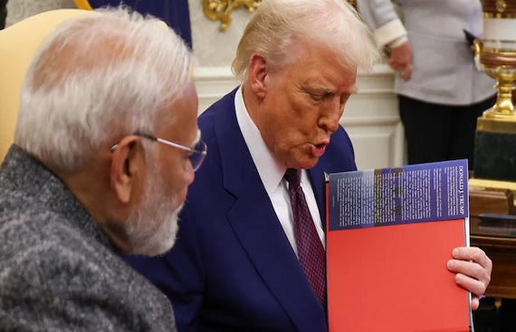 Trump Presents Signed Book Copy to PM Modi, Says 'You Are Great'