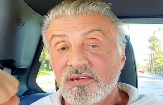 Sylvester Stallone Debuts his Natural Grey Hair