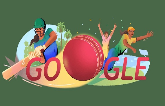 Google Doodle Celebrates WPL 2025 Kickoff with Cricket-Themed Artwork