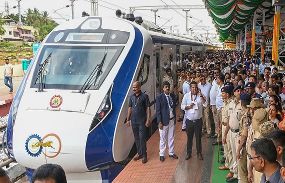 PM Modi Inaugurates Four Vande Bharat Trains, Firozpur-Delhi Leads