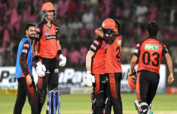 IPL 2023: Sunrisers Hyderabad hunt down 215 to keep playoffs hopes alive, Rajasthan Royals lose thre