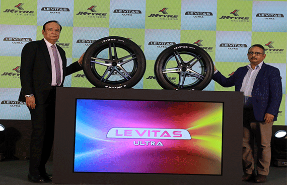 Jk Tyre Launches 'Levitas Ultra' High-Performance Premium Car Tyres In Karnataka