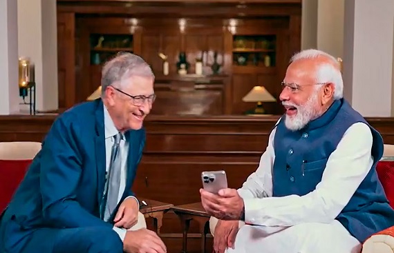 Modi, Gates Discuss AI, Digital Divide & India's Tech Leadership