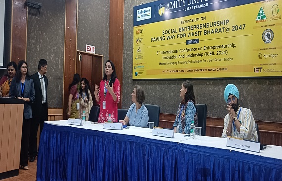 Prachi Kaushik Illuminates the Role of Social Entrepreneurs in Transforming Global Healthcare at Amity University Symposium