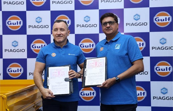 Gulf Oil & Piaggio India Extend Strategic Partnership Until 2030