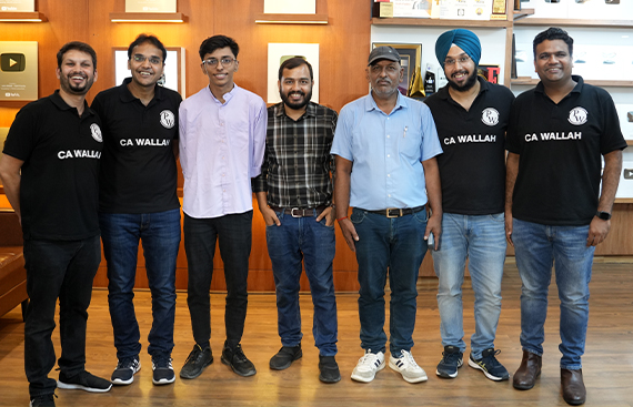 PW student secures AIR 1 in CA Inter; 4 students in Top 50 via online classes