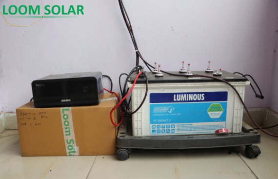 Why does a home inverter battery is needed in a Solar Panel System?