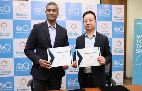Hisense Collaborates with Reliance resQ to Boost Service Standards