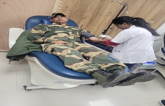 80 BSF Personnel Donates Blood at RGCIRC To Support Treatment of Cancer Patients