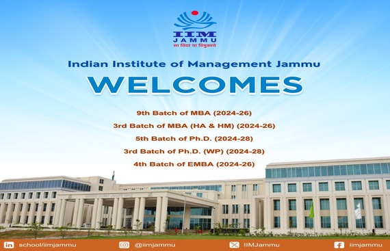 IIM Jammu to hold a five-day Holistic Orientation Program