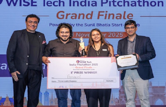 SPJIMR Empowers Start-ups through WISE Tech India Pitchathon 2025