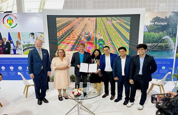 MoU Signed at RE-INVEST for Vertical Solar Farms to Boost Agri and Clean Energy