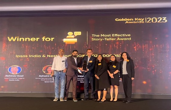 Ipsos India Wins Two Awards at Golden Key Awards 2023 