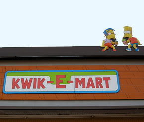 Kwik-E-Mart, 2-Eleven, Universal Studios, Florida,  Hollywood, The Simpsons Movie, The Simpsons