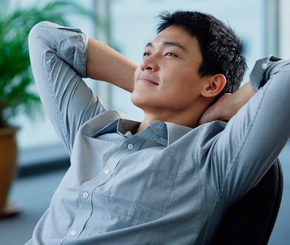 Men don\'t hesitate in taking break