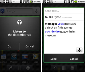 Google Voice Actions