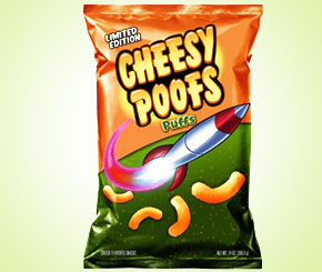 Chessy Poofs, cheese-flavored snack,  Eric Cartman, South Park