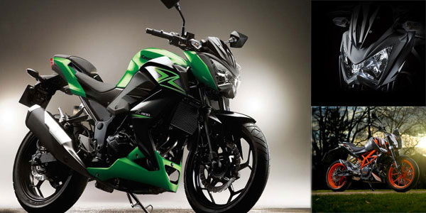 Z250 VS Duke and Inazuma