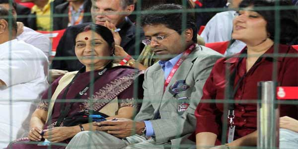 Sushma and Lalit controversy