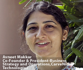 avneet makkar, co-founder, carveniche