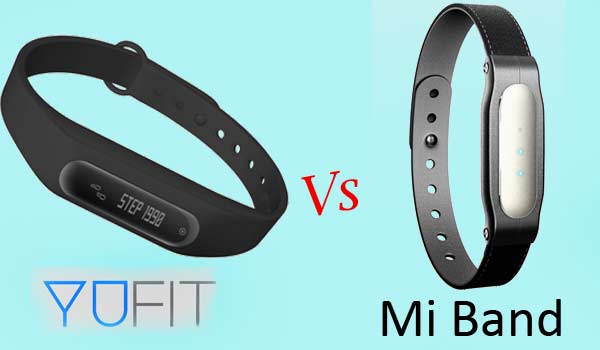 Mi Band Vs YuFit