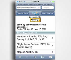 tripit, apps for entrepreneurs on the go