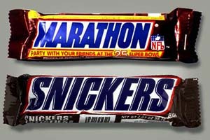 Marathon to Snickers