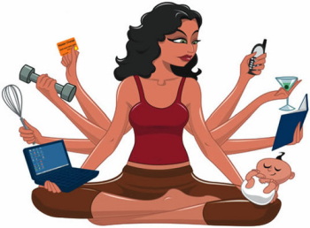 Image result for multitasking woman