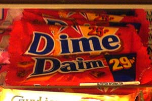 8.	Dime became Daim
