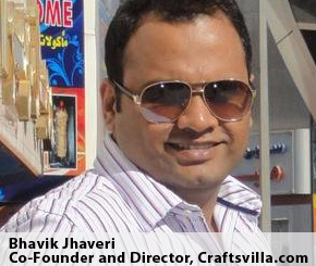 bhavik jhaveri, co-founder, craftsvilla.com
